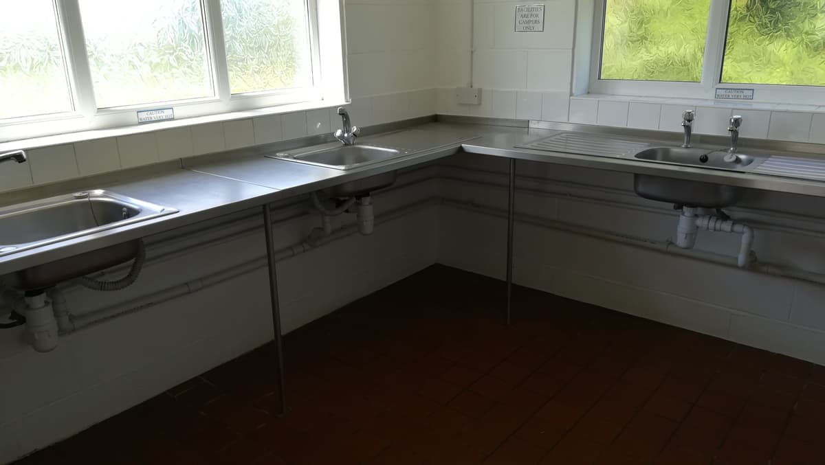 Washing-up area